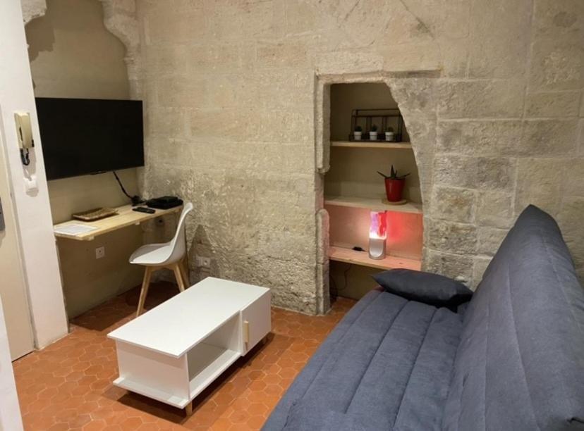 Studio Avec Grande Cour Et Bassin Авиньон Экстерьер фото